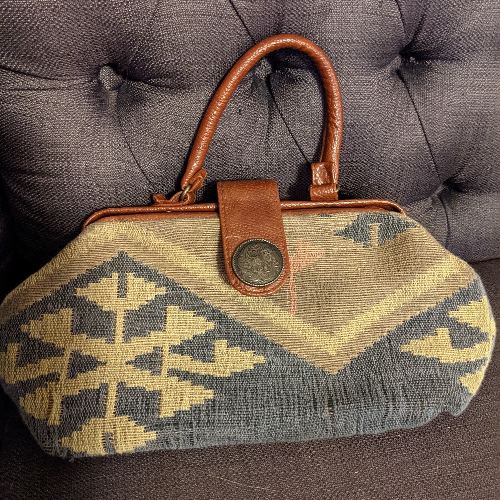 Vintage carpet bag